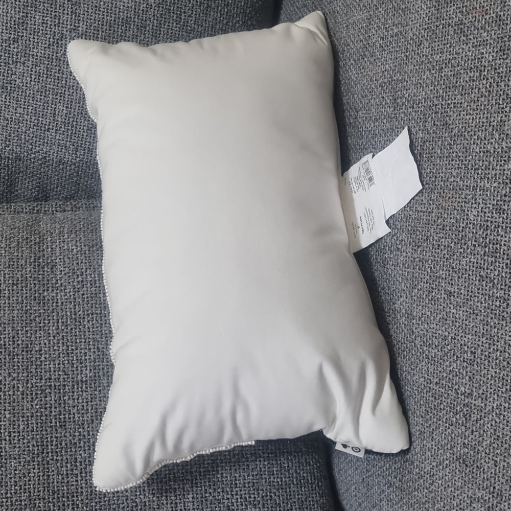 KATE SPADE NY x TARGET 'Take It Easy' Beaded Lumbar Throw Pillow Black/Cream - Picture 6 of 8